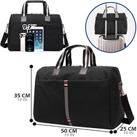Sac de voyage pliable léger en nylon, sac de sport, sac de plage, sac de week-end