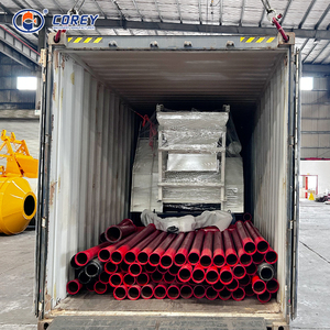 Pompe à béton diesel portable sur remorque hydraulique de 72 kW pour granulats, débit de 50 m³/h, efficace en usine - Product Image 6