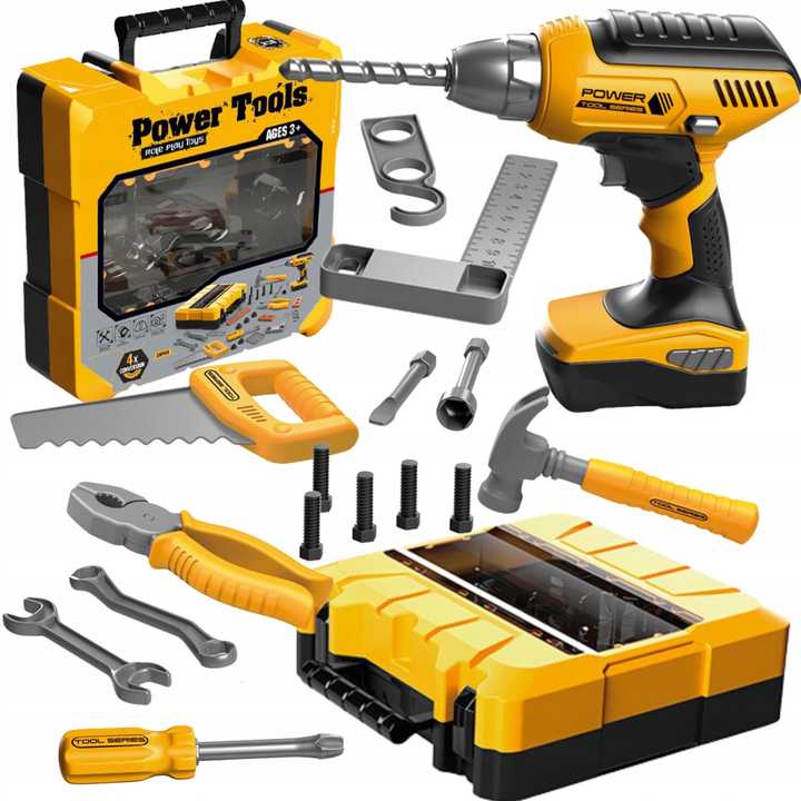 Power Tools Role Play Toys Set 28 Pieces