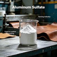 Harga Pabrik Sampel Gratis Aluminium Sulfat Granular / Serpihan untuk Akselerator Beton