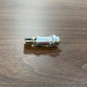 Connecteur mâle et prise femelle compatibles Fisher 102 0F 2 3 4 5 7 9 broches, aviation, métal, étanche IP67, à poussée-tirage, autobloquant - Product Image 6