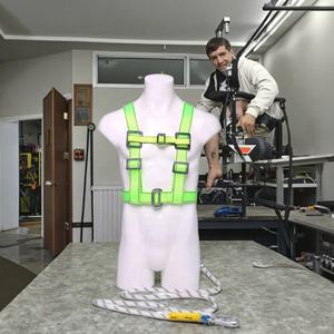 Ceinture de sécurité pour travaux <span class=keywords><strong>en</strong></span> hauteur, cordes de sécurité, crochet, escalade <span class=keywords><strong>en</strong></span> plein air, harnais à trois points pour électricien, équipement de construction - Product Image 6