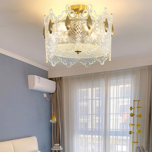 Lámpara colgante de boda para hotel de interior de nuevo estilo del fabricante, lámpara de techo LED de cristal nórdico moderno, interruptor de bronce certificado AC UL - Product Image 4