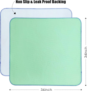 Almohadillas para cachorros reutilizables de proveedor OEM integrales, almohadillas impermeables para cama de incontinencia, almohadillas lavables para orinar para adultos - Product Image 2