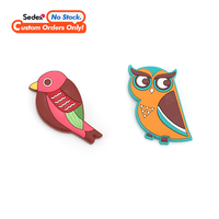 MOQ 3000 pièces Aimants de réfrigérateur personnalisés en silicone, motif animal 3D, étanches, écologiques, mignons et très aimantés