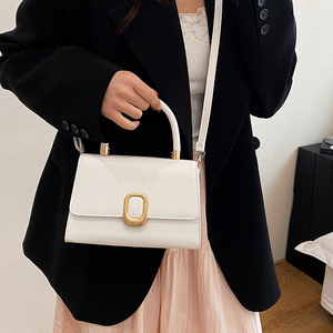 Borse a Spalla Donna Marrone Vintage in PU con Fibbia Dorata Grande Capacità Sac à Main Femme Ingrosso Sunday Best 2026 - Product Image 3