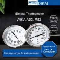 Pour Wika A52/R52 thermomètre bimétallique personnalisé ODM OEM Support pour contrôleur de température industriel et domestique étanche