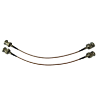Cable Coaxial RG316 de Fábrica, Conector BNC Macho a Macho, Cable Coaxial de Conexión RG316 de 10 cm