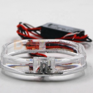 DAO Hot 76mm <span class=keywords><strong>LED</strong></span> luce occhi d'angelo universale 30 occhi d'angelo anello <span class=keywords><strong>Halo</strong></span> 76mm altri accessori luce interna auto - Product Image 6