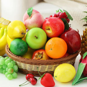 <span class=keywords><strong>Faux</strong></span> fruits en plastique <span class=keywords><strong>fraise</strong></span> pour la décoration accessoires réalistes décor à la maison réaliste fruits artificiels décoratifs pour l'affichage - Product Image 4