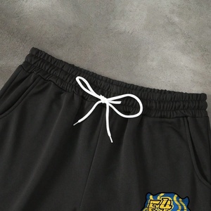 Conjunto Deportivo Urbano Ligero de 500 g/m², Estilo Hip-Hop, Sudadera con Capucha y Pantalones Deportivos Estampados, Tallas Grandes, Ecológicos, para Hombre - Product Image 4