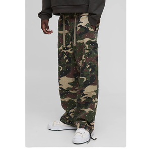 Pantalones de trabajo de camuflaje de largo completo para hombre, estilo urbano, antipilling, de peso pesado, para verano y otoño, con proceso de costura de diamante, venta al por mayor - Product Image 1