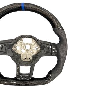 <span class=keywords><strong>Volante</strong></span> Deportivo de Fibra de Carbono Personalizado, Apto para Volkswagen Golf MK7 MK6 <span class=keywords><strong>MK5</strong></span> 7.5 <span class=keywords><strong>GTI</strong></span> GTS GTD GTE R Passat CC R-Line - Product Image 3