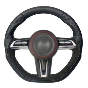 Volante Universal de cuero deportivo personalizado para Mazda 3 Axela <span class=keywords><strong>CX3</strong></span> CX5 2019-<span class=keywords><strong>2020</strong></span>, el último volante de Mazda - Product Image 3