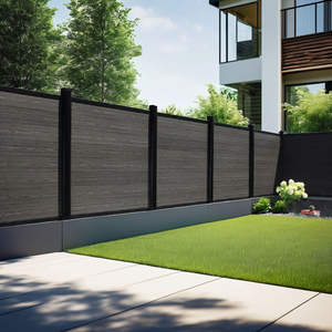 Valla de Jardín Exterior de Madera Compuesta WPC, Ecológica, Resistente al Agua, Fácil de Montar y Resistente a la Putrefacción con 5 Años de Garantía - Product Image 6