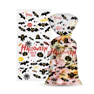 Sacolas de Presente de Halloween Personalizadas em Plástico, Sacolas Transparentes de Cellophane para Doces de Halloween - Product Image 2