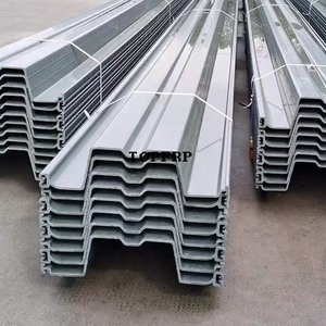 Muros de Contención, Quebraolas, Muros de Retención, Pilotes de Láminas de Plástico de PVC Tipo U - Product Image 5