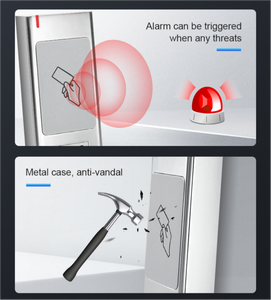 Lector de Tarjetas <span class=keywords><strong>RFID</strong></span> de Proximidad, Metálico, para Exteriores, Resistente al Agua IP66, <span class=keywords><strong>125KHz</strong></span>, Tarjeta EM, Sistema de Control de Acceso <span class=keywords><strong>RFID</strong></span> Independiente - Product Image 4