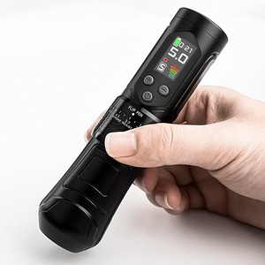 5.0mm Stroke Adjustable Wireless Digital Tattoo Pen 2000mAh Brushless PMU Machine <b>Kit</b> - Product Image 3