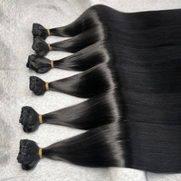 Cheveux bruts cambodgiens doublement étirés, lots de cheveux vierges bruts d'un seul donneur non traités, lot de cheveux humains vierges brésiliens de grade 15A