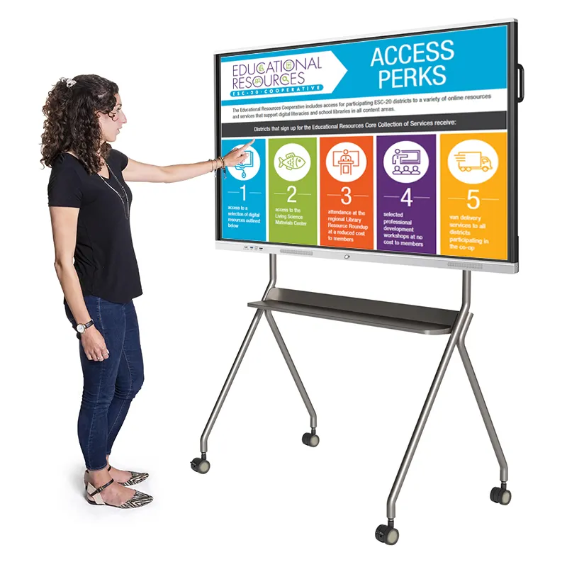 Cheap price 86 inch interactive flat panel multi touch screen interactive smart board for education