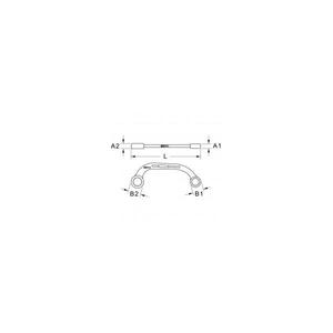 KS เครื่องมือ-518.2358 Chrome บวก Starter and BLOCK spanner - EAN 4042146772591 wrenches RING - Product Image 2