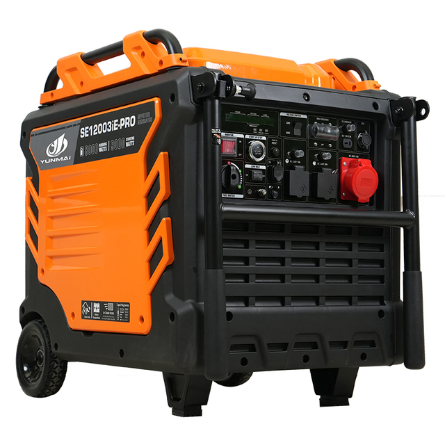 2024 New Silent Portable 9kva  9kw Gasoline Inverter Generator ATS SE12003iE-PRO