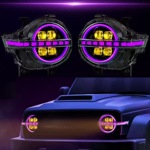 ไฟหน้า LED AURON 12V 60W 6000K 6000 ลูเมนส์ รุ่นใหม่ สำหรับ Tank 300 ปี 2021-2025 (ติดตั้งเพิ่มเติม/อัพเกรด) ควบคุมผ่านโทรศัพท์ ขายส่ง - Product Image 4