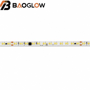 Bande LED 2 fils CCT double température de couleur 192 LED/m 2835, 220V AC, 12W/m, avec circuit imprimé électroplaqué 8mm, découpe 12,5cm, à brancher, pour intérieur, faible MOQ - Product Image 6