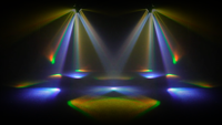 Projecteur de scène LED 150W OEM/ODM Effet Œil d'Abeille RGBW 4-en-1 avec Laser RGB Stroboscope Bande Magique 23CH DMX512 pour DJ, Discothèque, Fête, Mariage, Spectacle