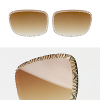 Sifier – Vente en gros de verres de lunettes de soleil en nylon personnalisés, verres de lunettes de soleil sans monture de luxe et tendance pour créateurs
