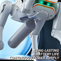 Robot chien télécommandé intelligent 2,4 GHz avec IA, commande vocale, apprentissage programmable, 10 canaux, pour cascades