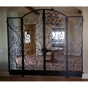 2017 Chất Lượng Cao Tốt Nhất Bán Nhà Nướng Cổng/Kim Loại Hàng Rào Cổng Rào/Rèn Cửa Sắt Thiết Kế - Product Image 4