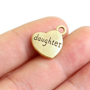 <span class=keywords><strong>Pendentif</strong></span> en forme de cœur pour la famille, grand-père, grand-mère, papa, maman, oncle, tante, fils, fille, frère, sœur, bijoux, porte-clés, collier, charme - Product Image 6