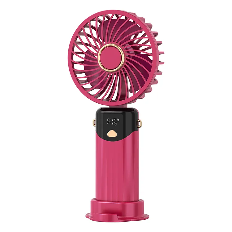 Rechargeable Portable Pocket HandHeld Fan Small Mini USB Electric Handheld Fan With Mountaineering Buckle For Outdoor