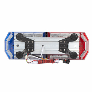 Không thấm nước nguy hiểm nhấp nháy thanh ánh sáng với màu đỏ và màu xanh đèn <span class=keywords><strong>LED</strong></span>-sáng xoay <span class=keywords><strong>lightbar</strong></span> cho xe tải rơ moóc xe ô tô khẩn cấp - Product Image 4