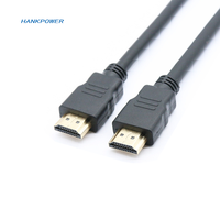 Personnaliser Disponible HD-MI 2.0 Version Câble 1080P 0.5M 1M 1.5M 1.8M 2M 3M 5M HDTV Mâle Câble Noir