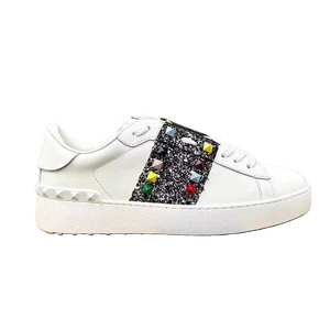 Zapatos de Diseñador de Lujo para Mujer y Hombre, Zapatillas con Remaches, Zapatos Deportivos de Cuero, Plataforma Vintage con Cordones, Zapatos para Caminar con Aumento de Altura - Product Image 1