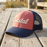 Nuevas Gorras Trucker Unisex de Alta Calidad, 6 Paneles, Visera Plana, de Pana, Curvadas, 100% Poliéster, Deportivas, Modernas, con Letras Impresas