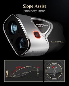 เครื่องวัดระยะกอล์ฟ REDTIGER รุ่น GolfVue Series 2 แบบแม่เหล็ก ชาร์จไฟได้ พร้อมระบบวัดความลาดชัน จอแสดงผลปรับแสงอัตโนมัติ กำลังขยาย 7 เท่า - Product Image 3