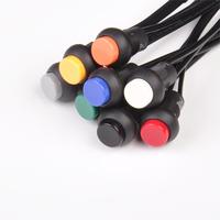 TOOWEI Saklar Tombol Tekan 12mm Tahan Air IP67 Segel Ganda Saklar Tombol Tekan Momentary Latching untuk Transmisi Sinyal Kontrol
