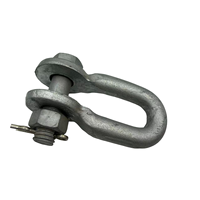 Manille en U en acier de haute qualité, galvanisée à chaud, pour lignes électriques aériennes, manilles à arc Ruipeng Power -16