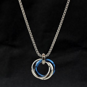 2026 Hot Selling Exquisite <b>Titanium</b> Steel Geometric Pendant Necklace Fashionable Unisex's Necklaces Wholesale Jewelry - Product Image 3