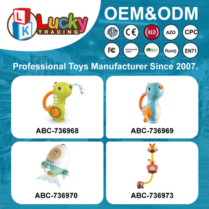 LKTOYS Meilleures ventes en gros : Jouet de bain pour bébé en plastique, pommeau de douche rotatif en forme de fusée à jet <span class=keywords><strong>d</strong></span>'<span class=keywords><strong>eau</strong></span> - Product Image 4