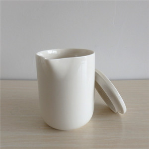 أوعية شموع خزفية بكميات صغيرة، جرار شموع سيراميك للتدليك مع فوهة - Product Image 2