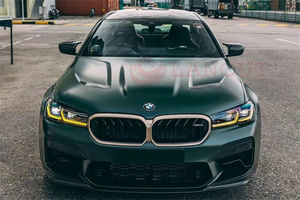 ชุดแต่งคาร์บอนไฟเบอร์สไตล์ CS สำหรับ BMW ซีรีส์ <span class=keywords><strong>5</strong></span> F90 M5 ประกอบด้วยลิ้นกันชนหน้า สเกิร์ตข้าง ดิฟฟิวเซอร์หลัง และฝากระโปรงหน้า - Product Image 5