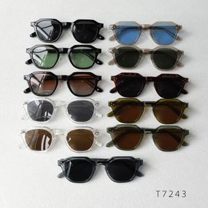 Vente en gros de lunettes de soleil polarisées rétro pour hommes et femmes avec logo personnalisé, monture TR90, UV400, monture petite, lunettes de soleil polygonales pour femmes - Product Image 4
