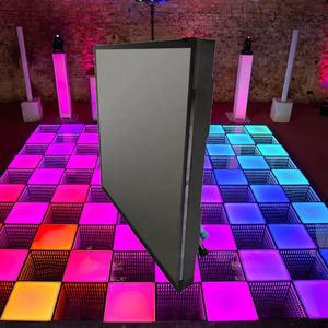 Magnete impermeabile specchio 3D Led pista da ballo RGB 3 in1 pannelli stuoie piastrelle per Nightclub Dj <span class=keywords><strong>T</strong></span> Show decorazione di nozze - Product Image 5