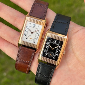 Reloj de lujo para hombre con tapa Reverso de doble cara, reloj mecánico de lujo con doble hora, correa de cuero, reloj retro de diseño personalizado. - Product Image 5