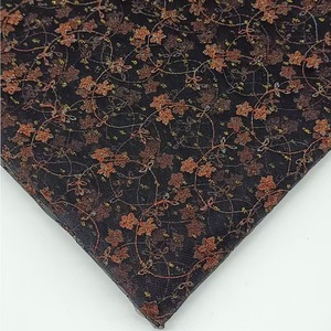 Oferta Especial: Tela de Encaje de Tul con Bordado Computarizado de Flores de Ratán y Hilo Dorado de Borde Ancho, Encaje de Tela Ondulada Francesa Bordado - Product Image 4
